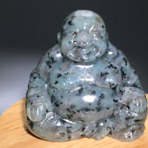 152g Natural Crystal.celestite.Hand-carved.Exquisite Maitreya statues 13