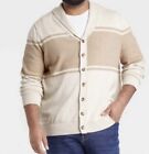MENS GOODFELLOW CARDIGAN Button Up Sweater Size LARGE New With Tags