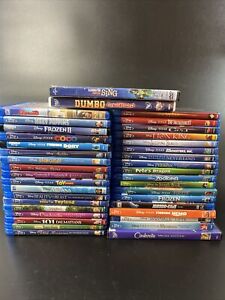 New ListingHuge Lot of 38 Disney Pixar/Kids Cartoon Classic Blu-Ray Movies Toy Story Frozen