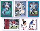 Tom Brady & Drew Bledsoe 9 Card Lot. Numbered Green Scope, Game Worn Patch