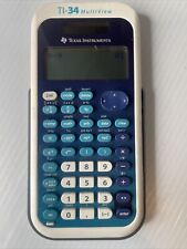 Texas Instruments TI-34 MultiView Scientific Calculator WITH COVER, Working
