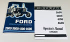 Ford 2600 3600 4100 4600 Tractor Operators Owners Manual + Supplement Manual Set