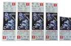 5 NY Giants Vs Panthers Tickets 8/23/1996