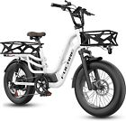Libra Step-Thru 1200W Electric Bike for Adults 32MPH 48V 20Ah Cargo EBike Adults