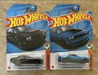 Hot Wheels ‘18 Dodge Challenger SRT Demon Lot of 2 Black, Blue