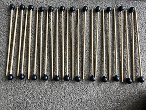 12 Pairs Of Chime Bar Glockenspiel Xylophone Beaters