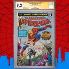 CGC 9.2 SS Amazing Spider-Man #153 signed by Stan Lee & Len Wein White Pages