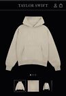 Taylor Swift Tortured Poets Department TTPD Beige Hoodie Size  L  NEW In-hand