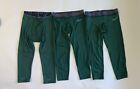 Lot Of 3 Nike Pro 3/4 Training Compression Tights Green Mens Size Large