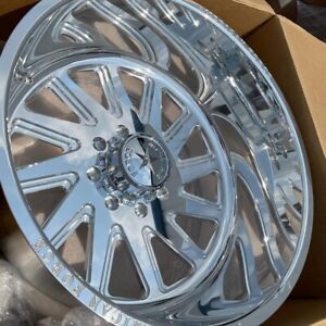 4 New 22x12 Polished Wheel American Force AKA SS  6x5.5 -6X139.7 for GMC CHEVY