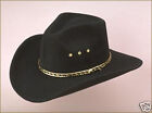 NEW! Faux Felt Cowboy Hat - Pinch Front - Great Hat!! Black