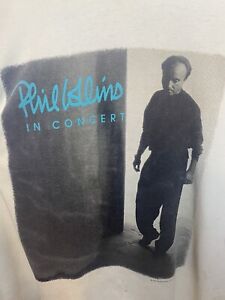 Vintage 1994 Phil Collins T-Shirt Both Sides of the World Tour Concert Tee XL