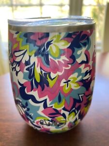 SWIG LIFE VIBRANT Insulated Stemless Wine Tumbler Stainless Steel Lid 14 oz