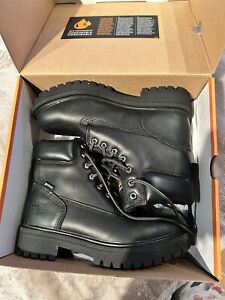 Timberland Premium 6'' Waterproof Men's Boots - US 8, Black, Steal Toe.