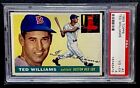 New Listing1955 Topps #2 Ted Williams PSA 4 Centered! Vivid Eye Appeal Iconic 3 HOF 5 Sox 6