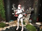 Star Wars Black Series 6 Inch Clone Trooper Captain Red Loose Complete Hasbro