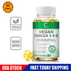 Omega 3-6-9 Vegan Capsules Healthy Fatty Acids for Brain and Vision Health