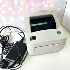 Zebra LP2844 Direct Thermal Label Printer, AC Cord, NO Printer Cable, SOLD AS IS