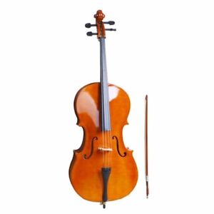 New Listing4/4 Wood Cello Bag Bow Rosin Bridge Natural (Old code:50824597)