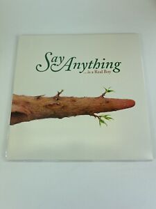 ...is A Real Boy by Say Anything Vinyl Green With White And Black Starburst