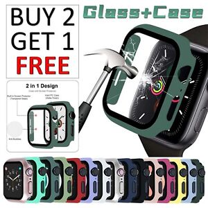 For Apple Watch Series Ultra 7 6 5 4 3 SE 44/45/49mm Case Cover Screen Protector