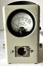 Vintage Bird Model 43 Watts 50 OHMS Thruline RF Portable Power Wattmeter Type NA