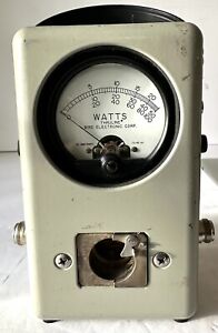 Vintage Bird Model 43 Watts 50 OHMS Thruline RF Portable Power Wattmeter Type NA