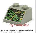 Lego 1x 3039pc3 Light Gray Slope 45 2 x 2 with Horizon Indicator Space Police II