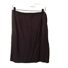 J. Jill Brown A-Line Stretch Skirt | M