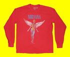 Nirvana In Utero Red Distressed Long Sleeve T-Shir M