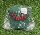 RARE NEW SWAG Golf Green Hat Red SWAG Swagmas Christmas G/FORE FLEXFIT 110 CAP