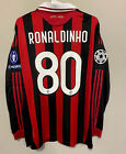 Ronaldinho #80 jersey Ac Milan 2009/2010 UCL home jersey