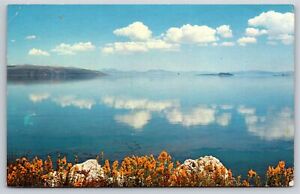 Mono County California~Mono Lake From US Highway 395~Vintage Postcard