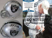 New ListingFred Biletnikoff signed Oakland Raiders mini football helmet COA proof Beckett