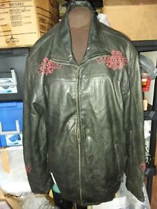 PRE-OWNED LIMITED EDITION AFFLICTION LEATHER JACKET 2XX 183/1200