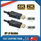 Displayport to Display Port Cable DP Male to Male Cord 4K 60hz HD 6ft/10ft/15ft