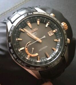 SEIKO ASTRON SSE095J BRAND NEW WITH BOX & PAPERS GPS SOLAR TITANIUM MENS WATCH