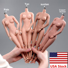 US 1/6 Suntan/Pale/Normal Female Large Bust Breast Seamless Body For 12''Figure