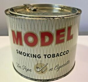 VINTAGE MODEL SMOKING TOBACCO TIN - UNITED STATES TOBACCO COMPANY - EMPTY