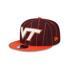 Virginia Tech Hokies NCAA New Era Vintage Pinstripe 9FIFTY Snapback Hat