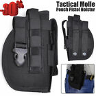 Tactical OWB Right Hand Pistol Holster Fits Handguns with Laser Light Attachment