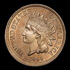1860 Indian Head Cent Round Bust - UNC+ - See video!