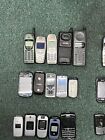 Vintage Old Cell Phone  Lot42 Bundle Samsung, Motorola, Apple, FLIP & MORE Parts