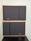 Bose 201 Series III Direct Reflect Stereo Speakers Wood Grain Tested!