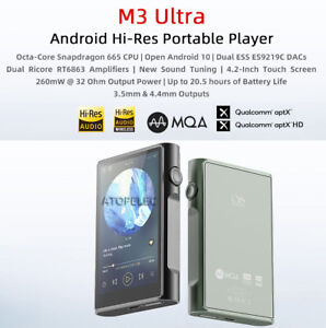 Shanling M3 Ultra Hi-Fi Hi-Res Audio Portable Player Android Bluetooth5.0 DSD256