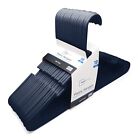 Mainstays Clothing Hangers 18 Pack, Durable Plastic Blue Sapphire Free Shipping