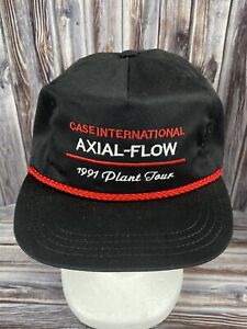 VTG Case Axial-Flow 1991 Plant Tour Adjustable Strap Back Trucker Hat - USA