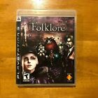 Folklore (Sony PlayStation 3, 2007) COMPLETE CIB TESTED WORKING RARE PS3 PS 3