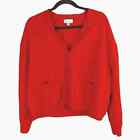 J CREW Cashmere patch-pocket cardigan sweater Size XXL