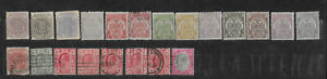 Transvaal Lot of 21 Used & Mint Stamps 1894 - 1903